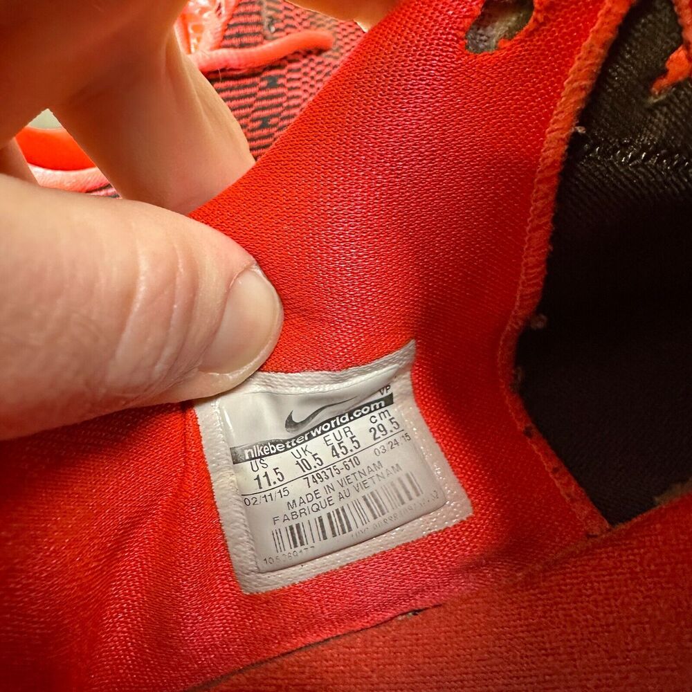 Nike KD 8 Kevin Durant 749375-610 Basketball Bright Crimson Shoes Mens Size 11.5 - Picture 10 of 12